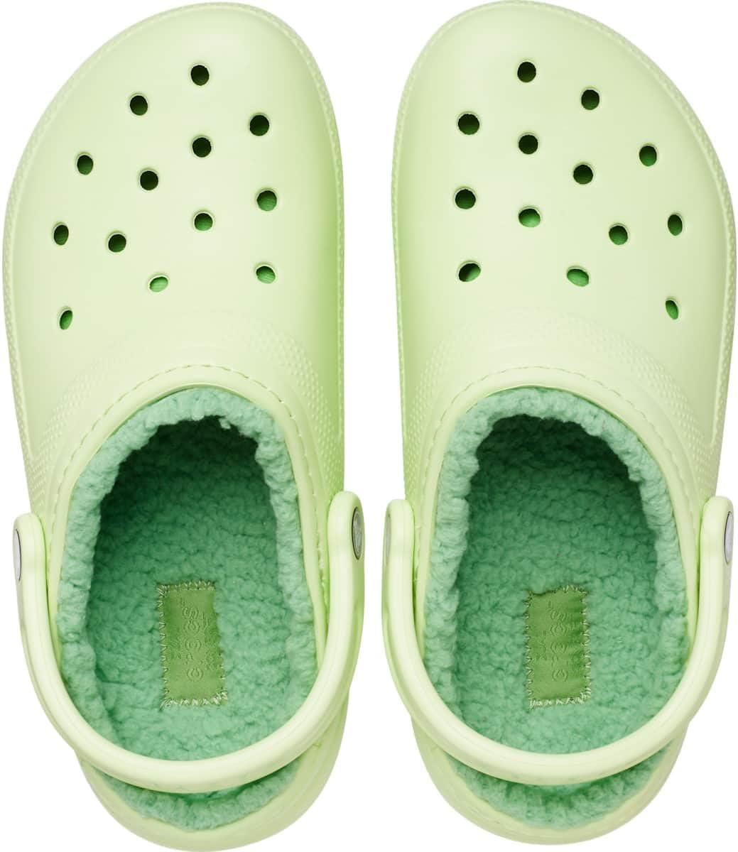 imageCrocs Mixte Classic Lined Clog SabotsCelery