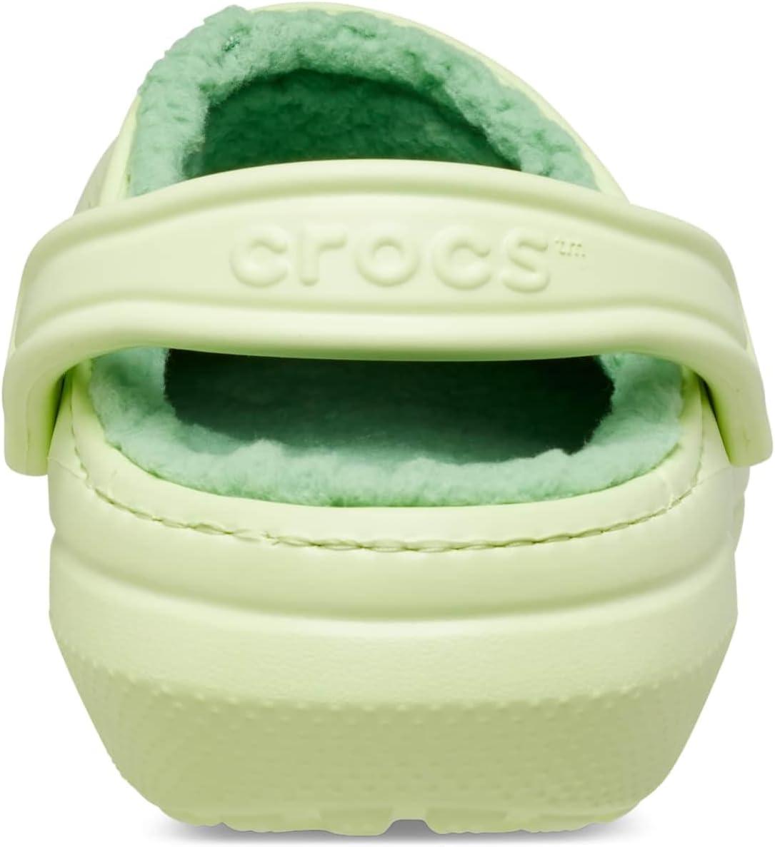 imageCrocs Mixte Classic Lined Clog SabotsCelery
