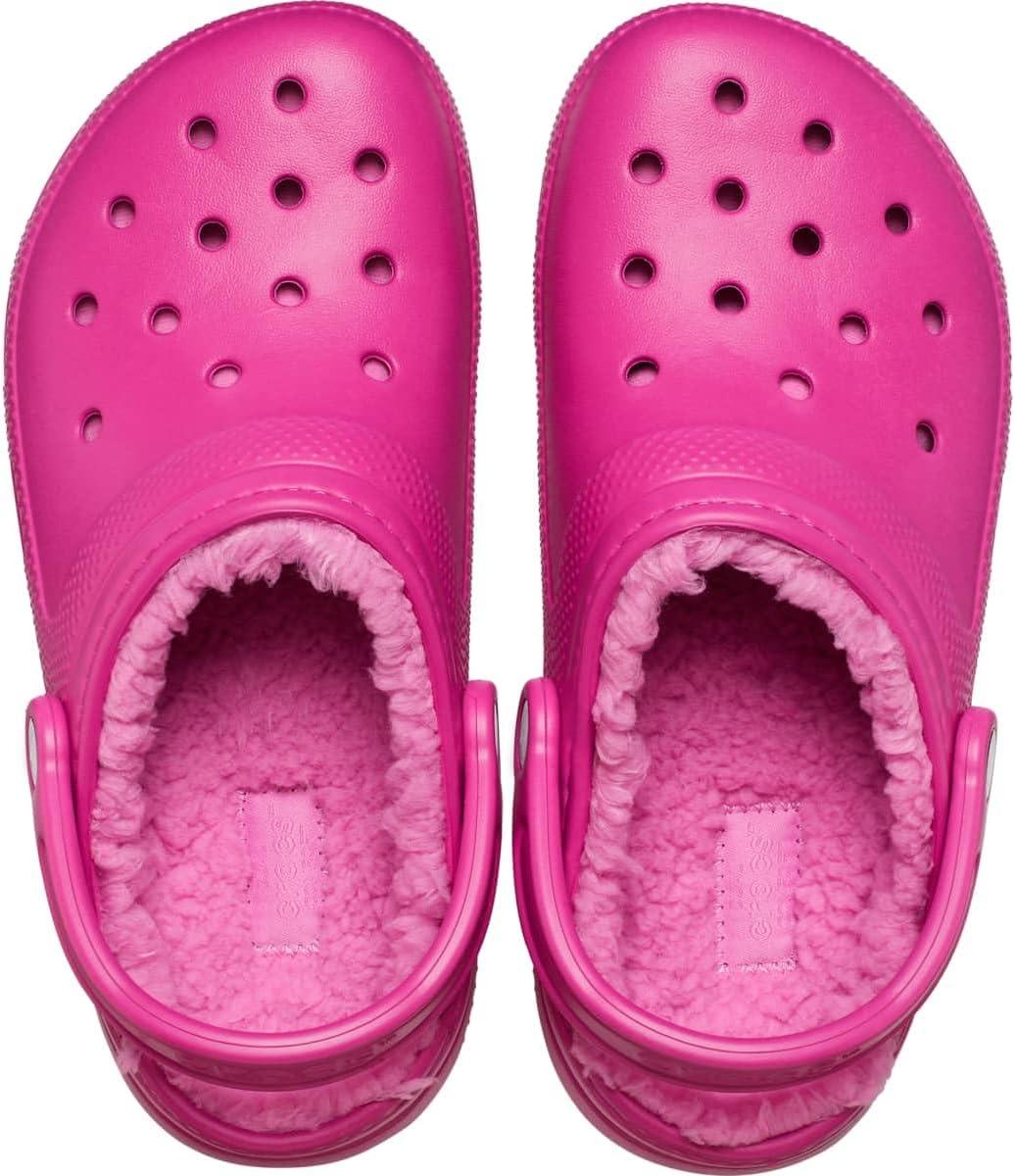 imageCrocs Mixte Classic Lined Clog SabotsFuchsia Fun