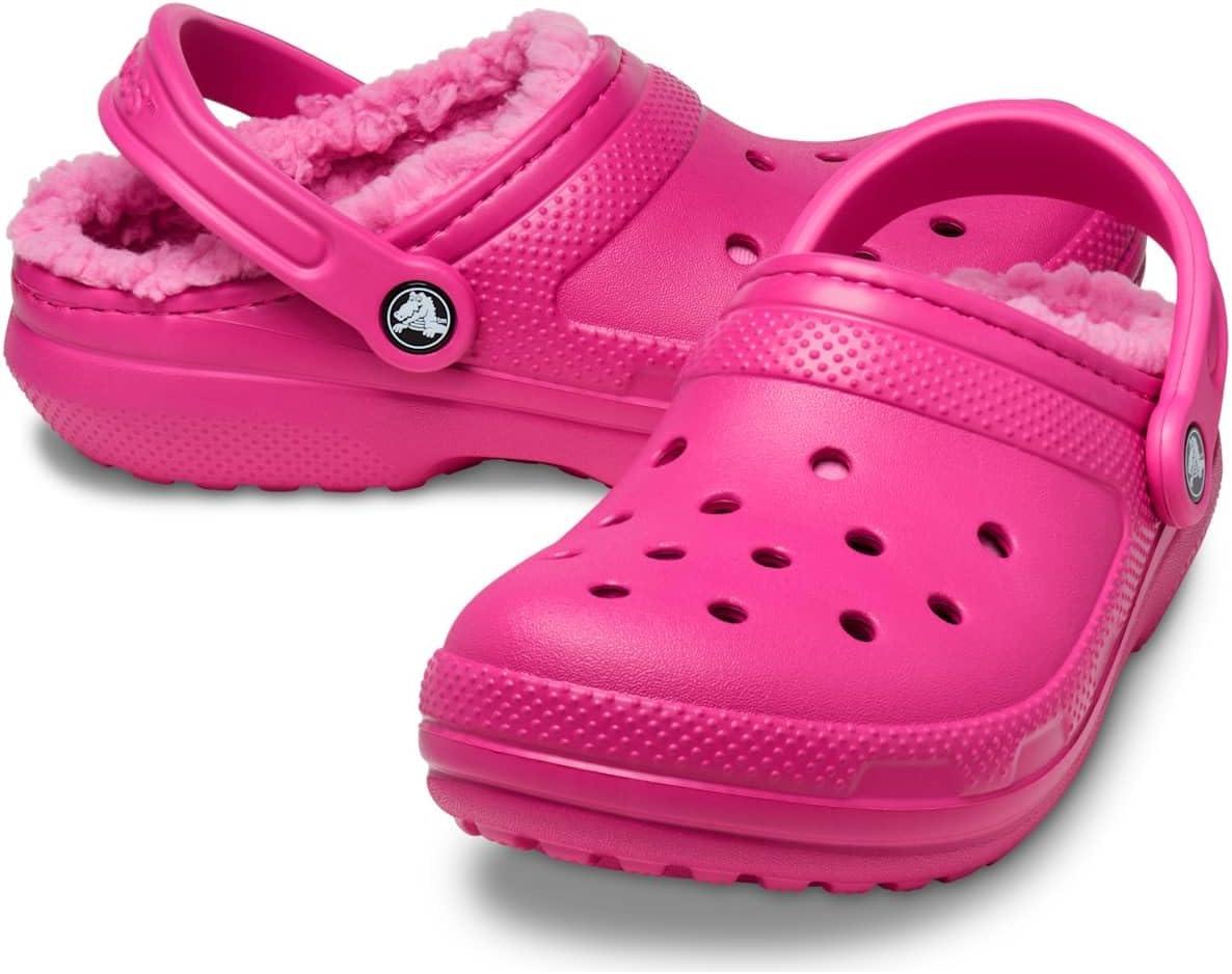 imageCrocs Mixte Classic Lined Clog SabotsFuchsia Fun
