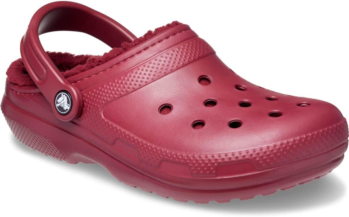 imageCrocs Mixte Classic Lined Clog SabotsGarnet