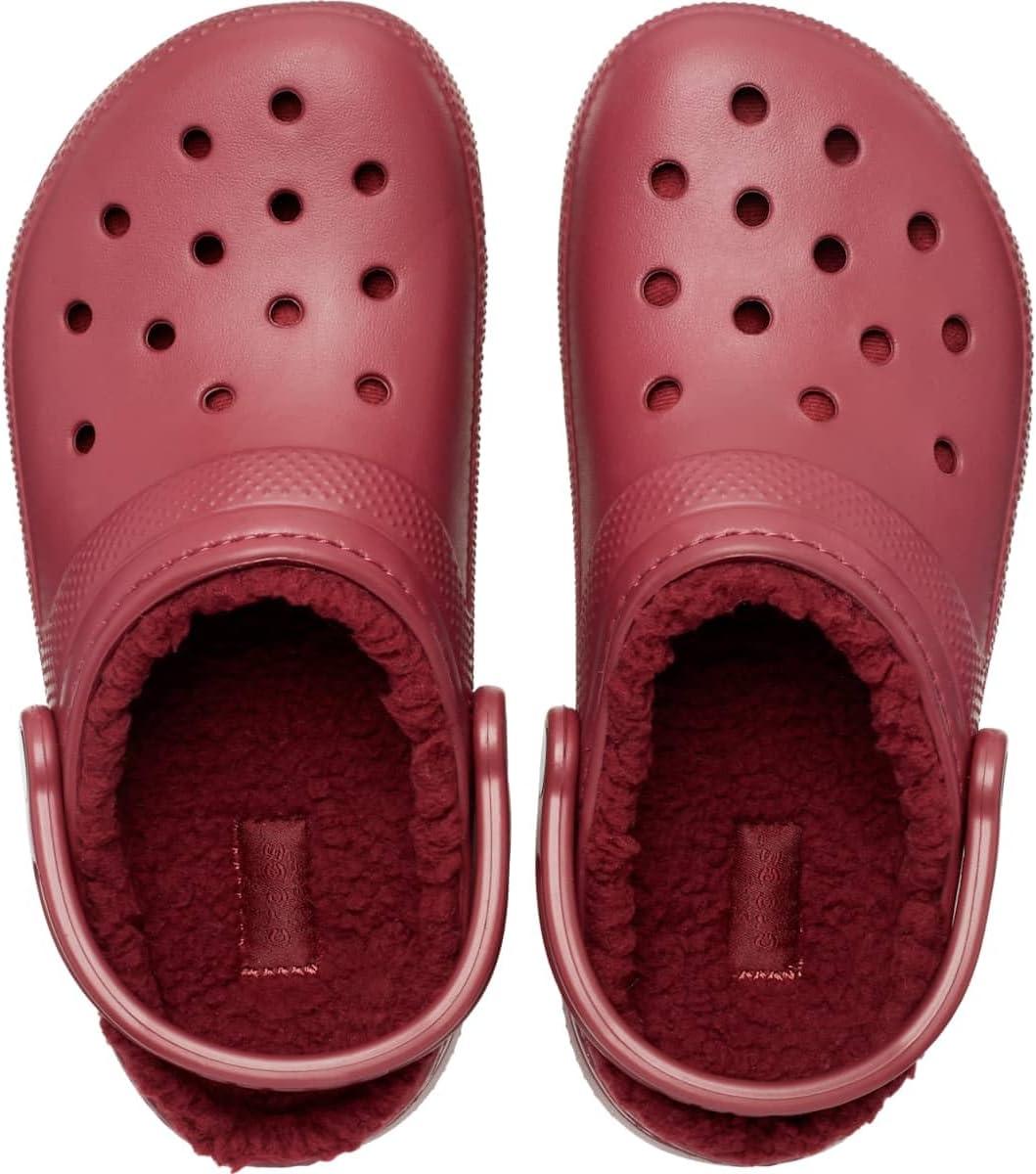 imageCrocs Mixte Classic Lined Clog SabotsGarnet