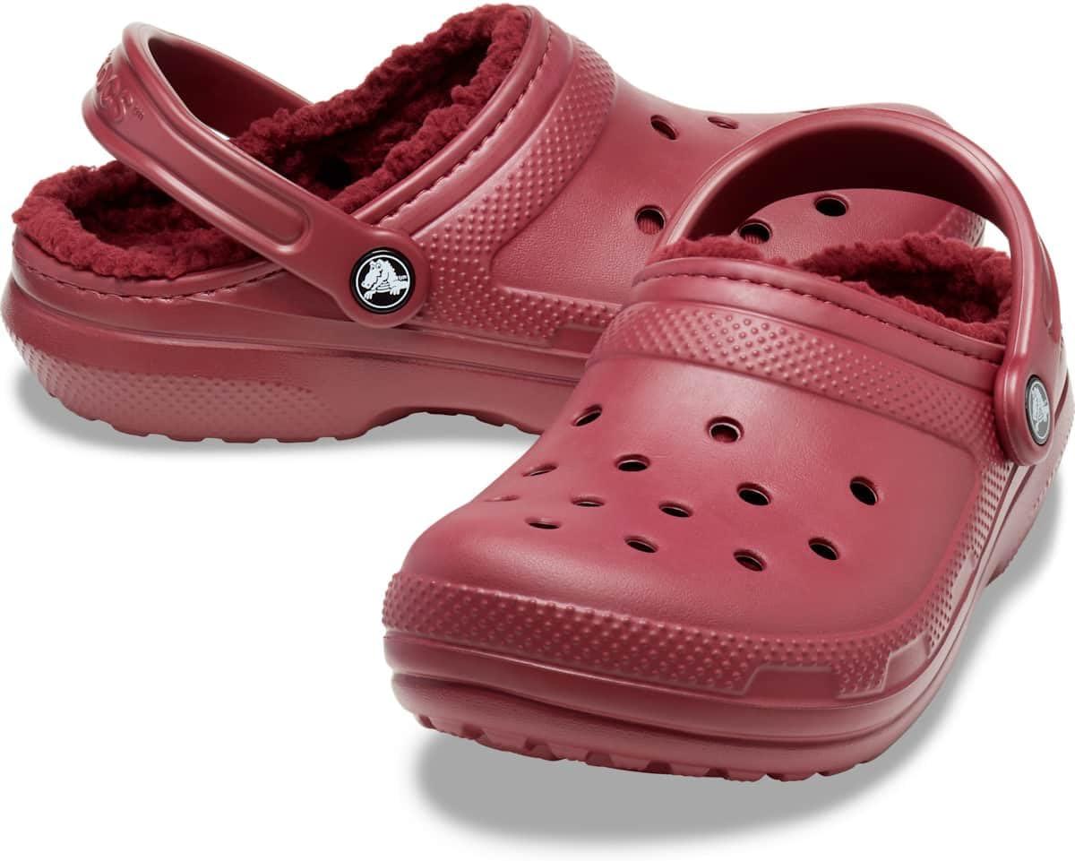 imageCrocs Mixte Classic Lined Clog SabotsGarnet