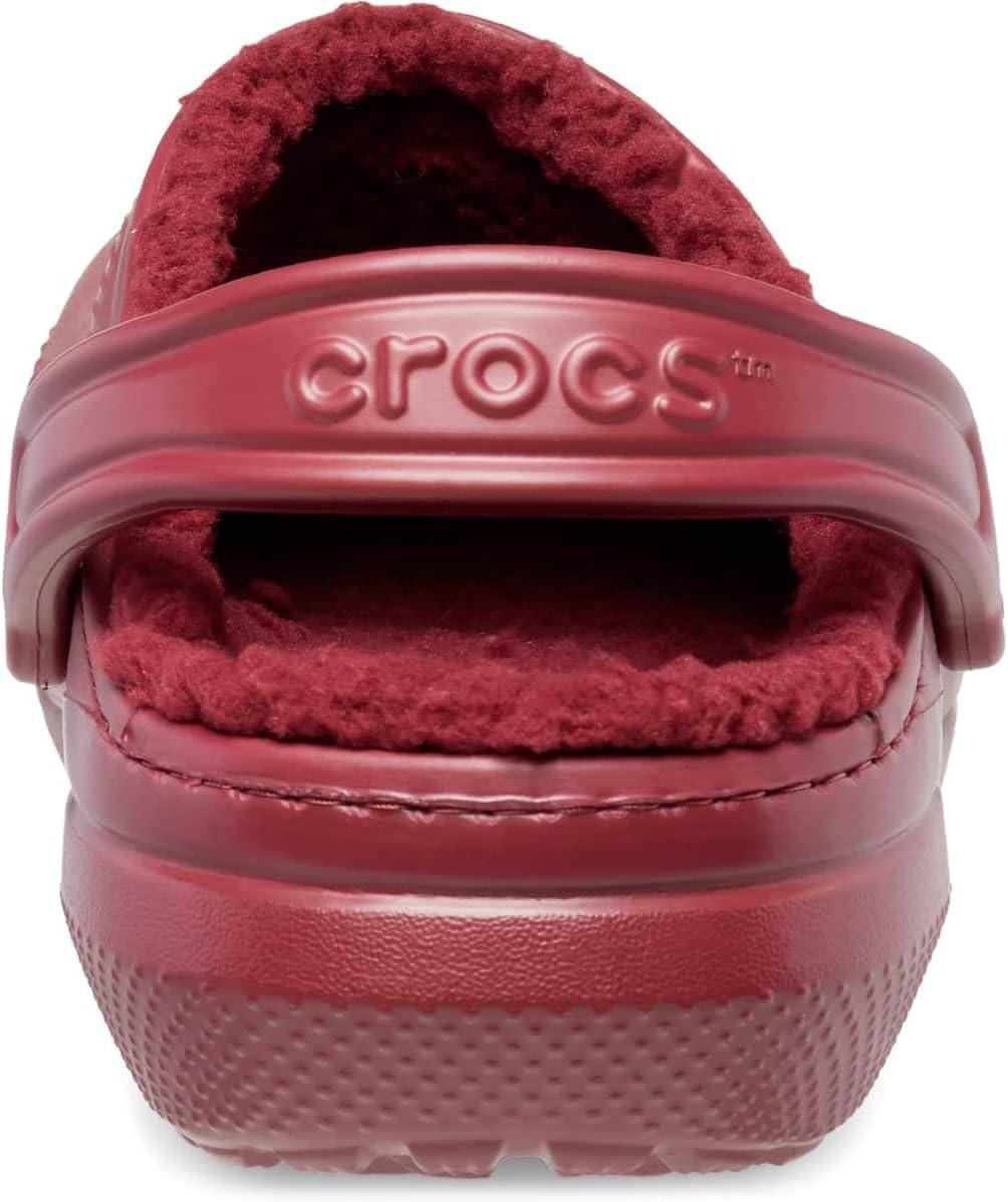 imageCrocs Mixte Classic Lined Clog SabotsGarnet