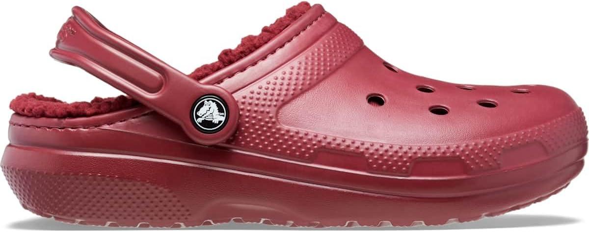 imageCrocs Mixte Classic Lined Clog SabotsGarnet