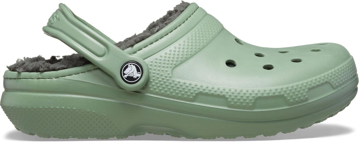 imageCrocs Mixte Classic Lined Clog SabotsMoss Multi