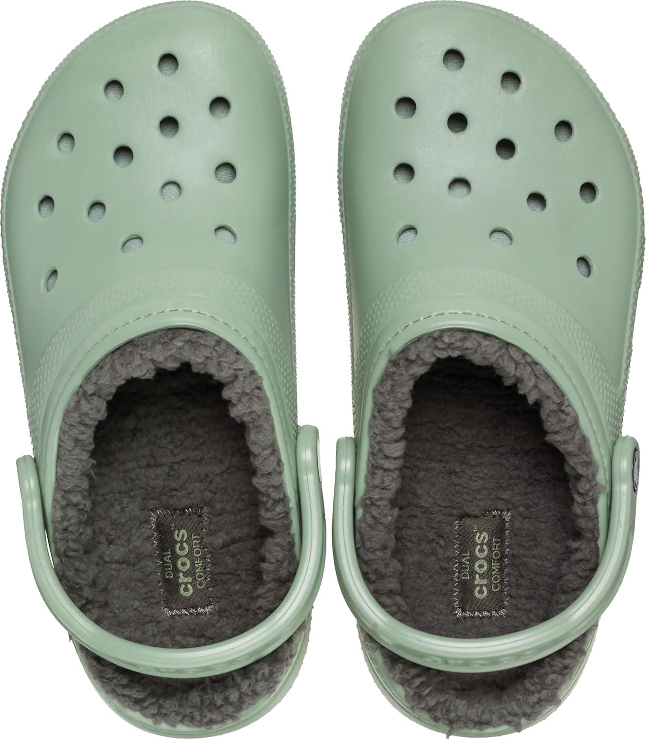 imageCrocs Mixte Classic Lined Clog SabotsMoss Multi
