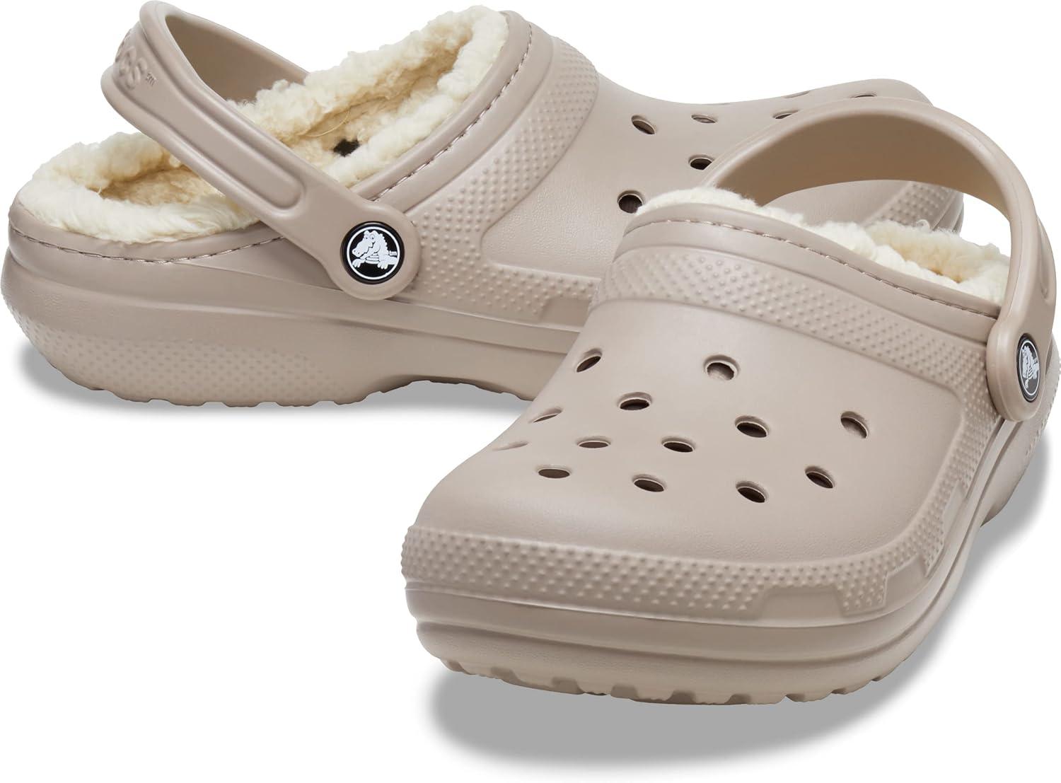 imageCrocs Mixte Classic Lined Clog SabotsMushroom Bone