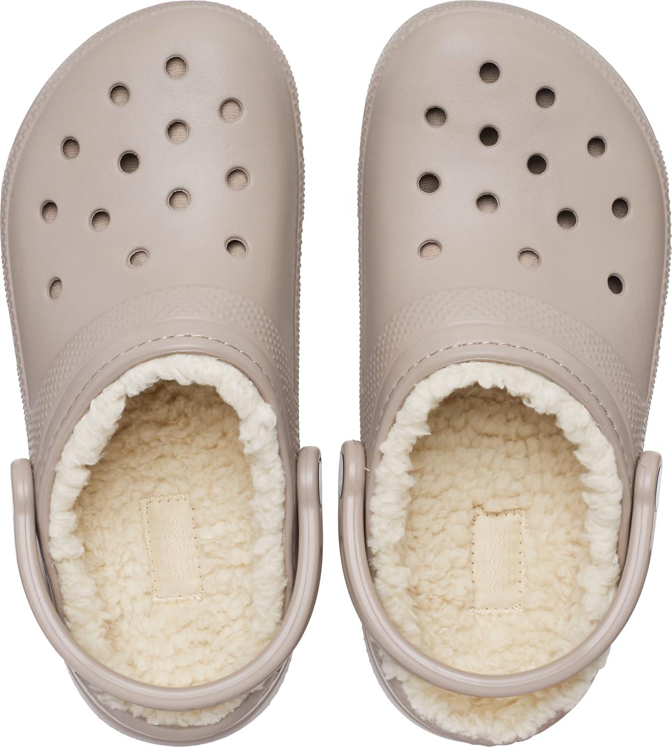 imageCrocs Mixte Classic Lined Clog SabotsMushroom Bone