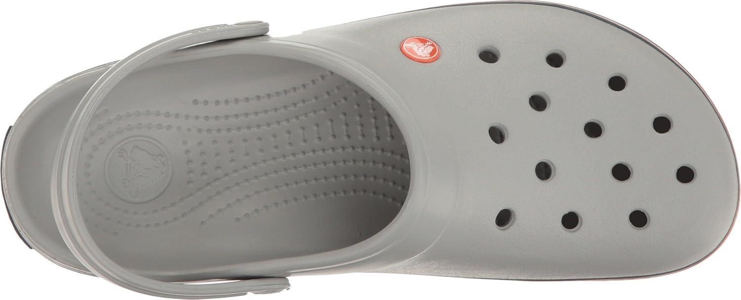 imageCrocs Mixte Crocband Clog SabotsLight Grey Navy