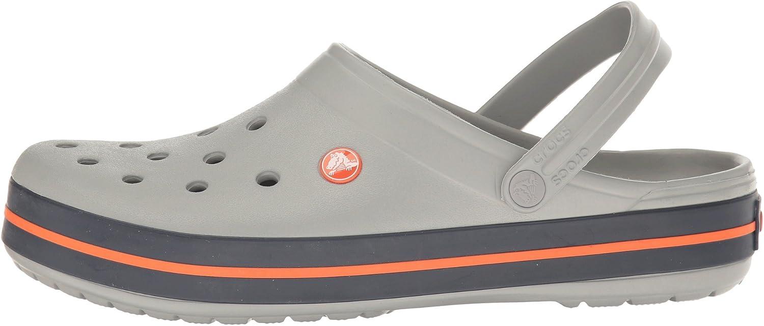 imageCrocs Mixte Crocband Clog SabotsLight Grey Navy