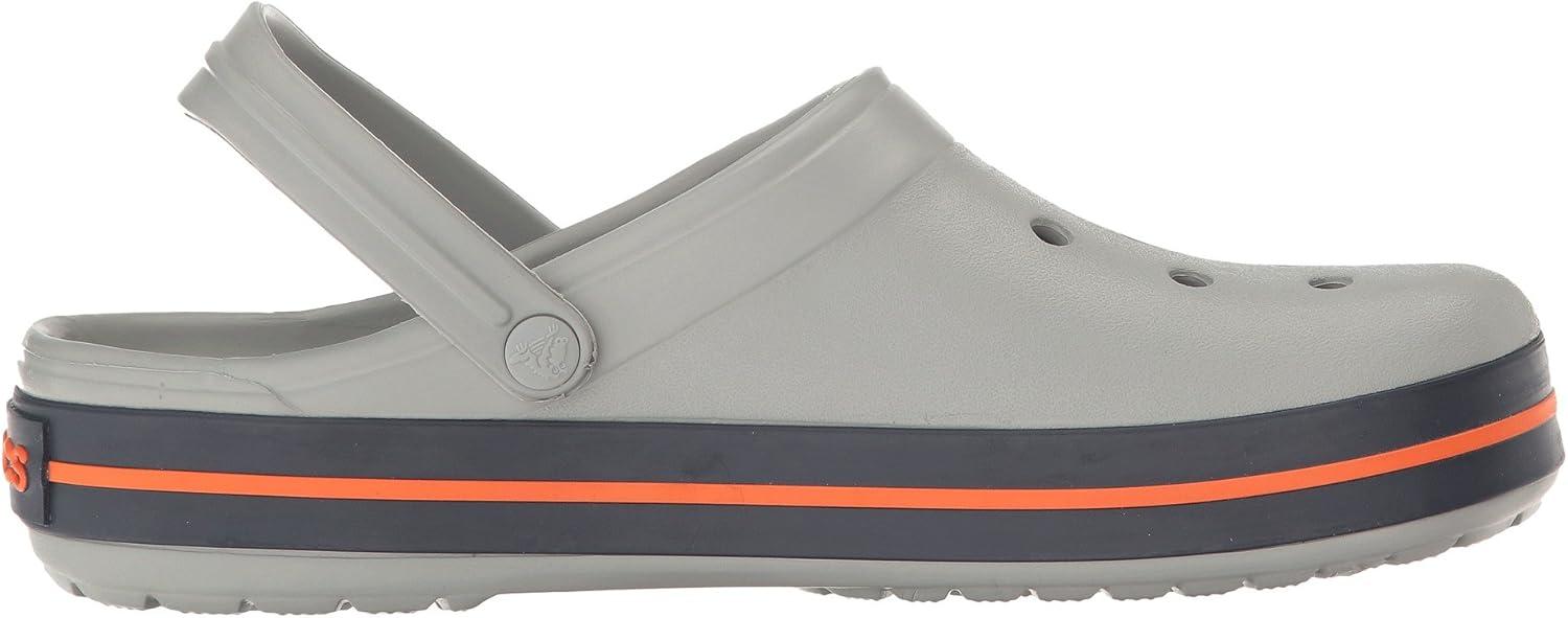 imageCrocs Mixte Crocband Clog SabotsLight Grey Navy