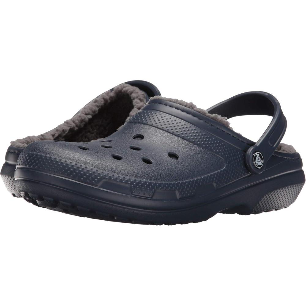 imageCrocs Mixte Classic Lined Clog SabotsNavy Charcoal