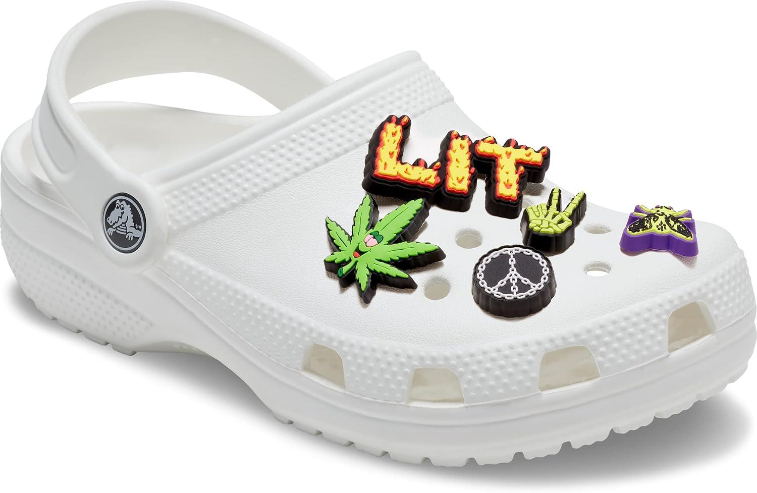 imageCrocs 5pack Nature Jibbitz Shoe Charms Breloques de Chaussure MixteIts Lit