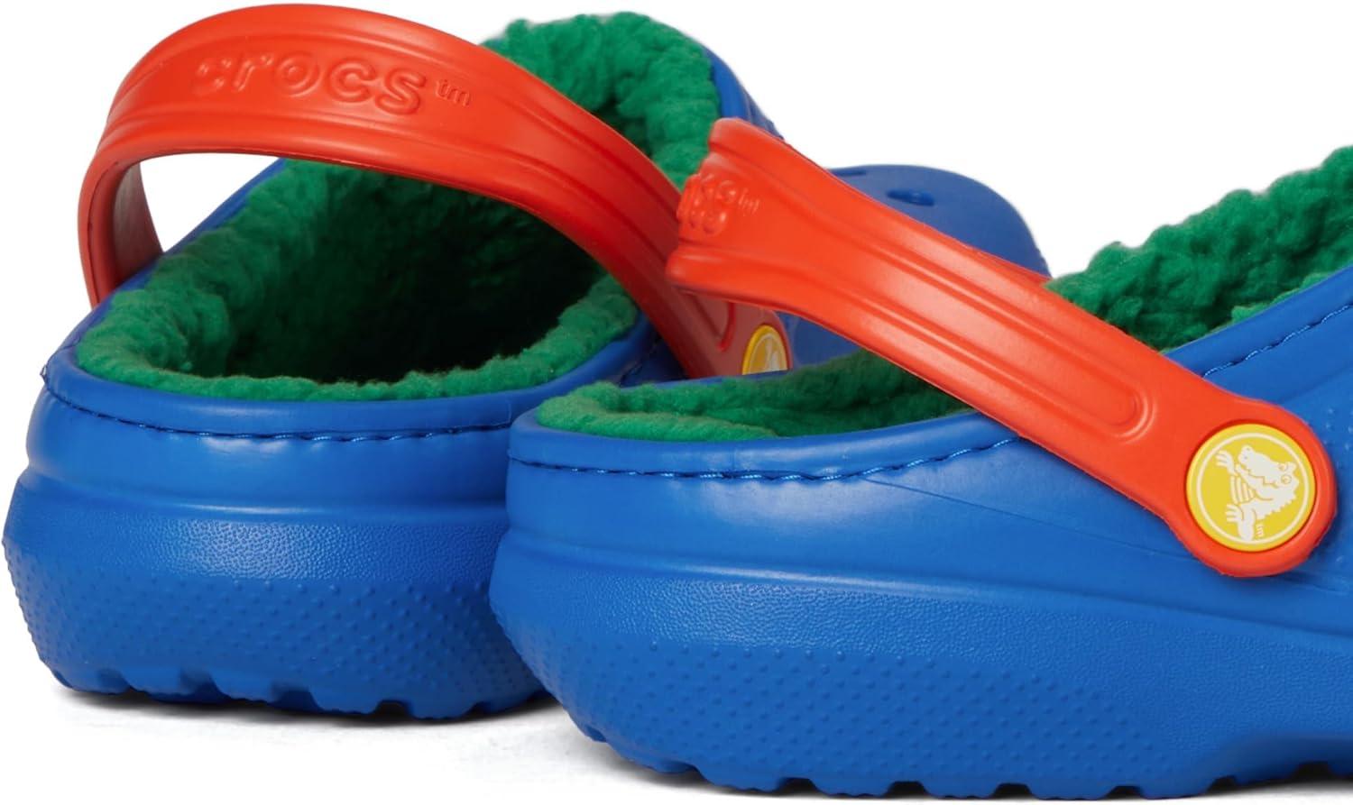 imageCrocs Classic Lined Clog K SabotMixte EnfantBlue Bolt Multi