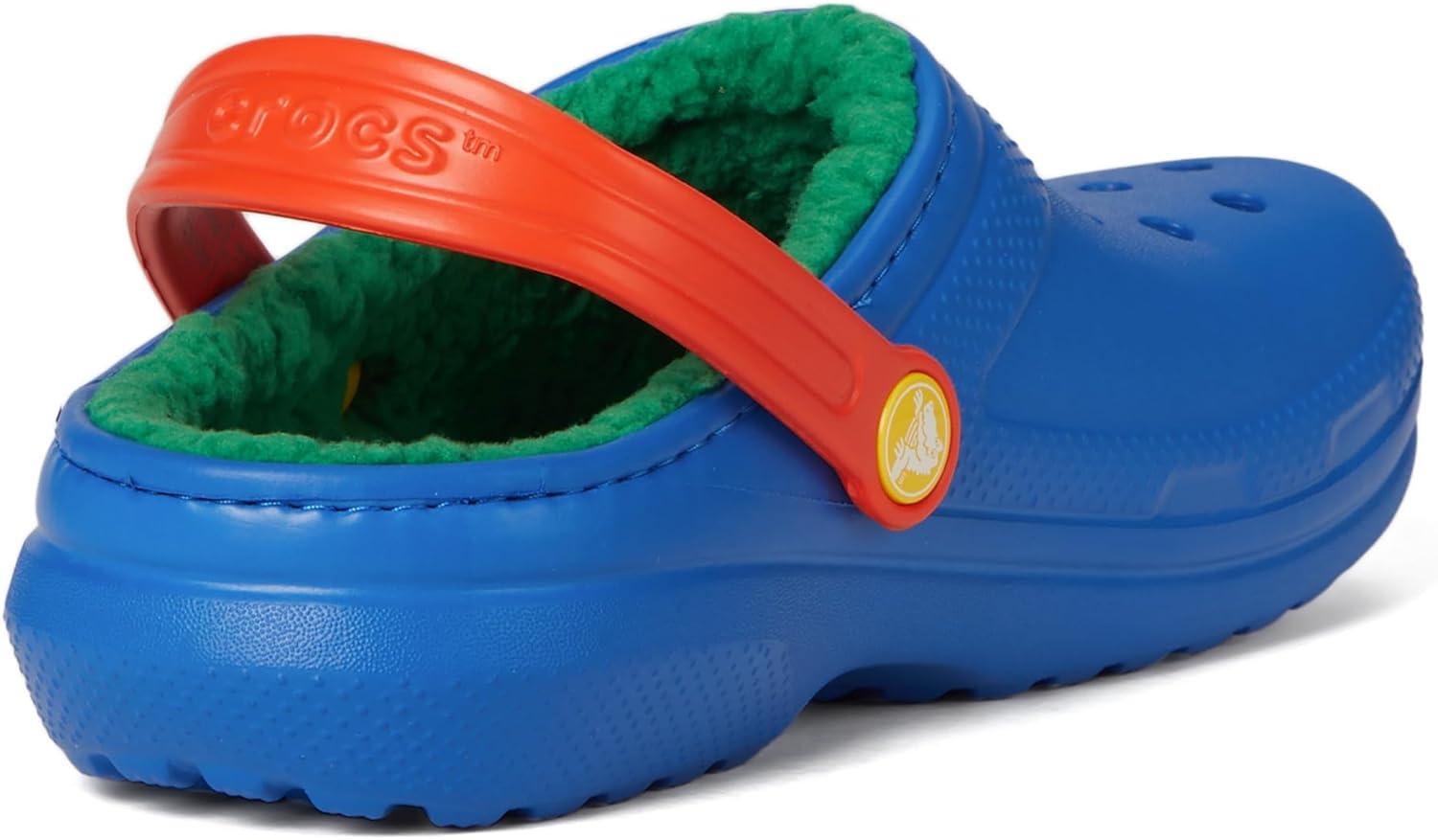 imageCrocs Classic Lined Clog K SabotMixte EnfantBlue Bolt Multi