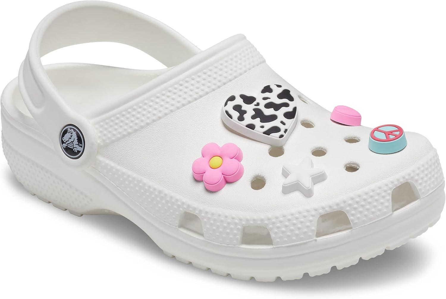 imageCrocs Lot de 5 Personnalisez Jibbitz Breloques pour Chaussures Mixte Adulte Icne Girly 5 Pack