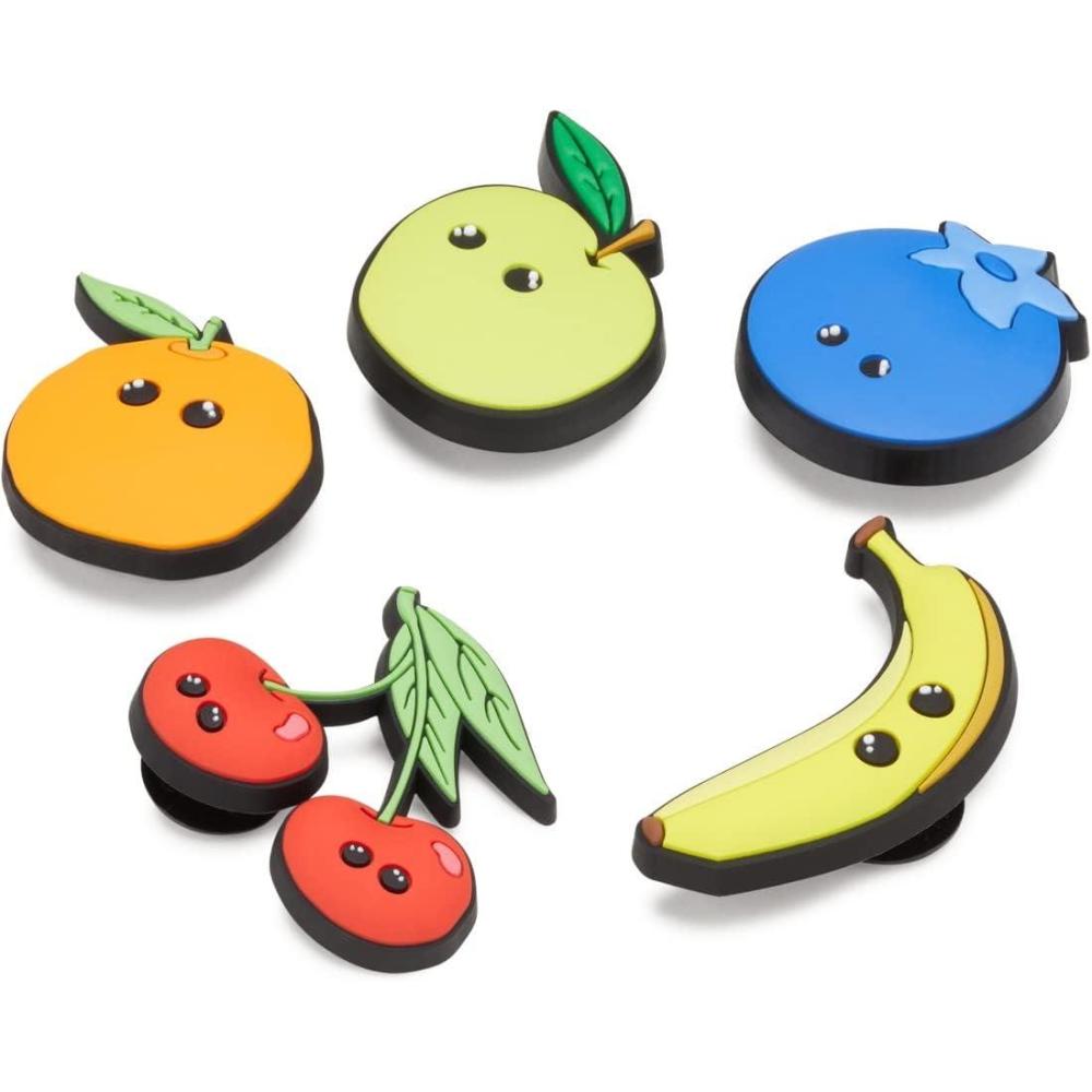 imageCrocs 5pack Food Jibbitz Shoe Charms Breloques de Chaussure MixteSmile Fruit
