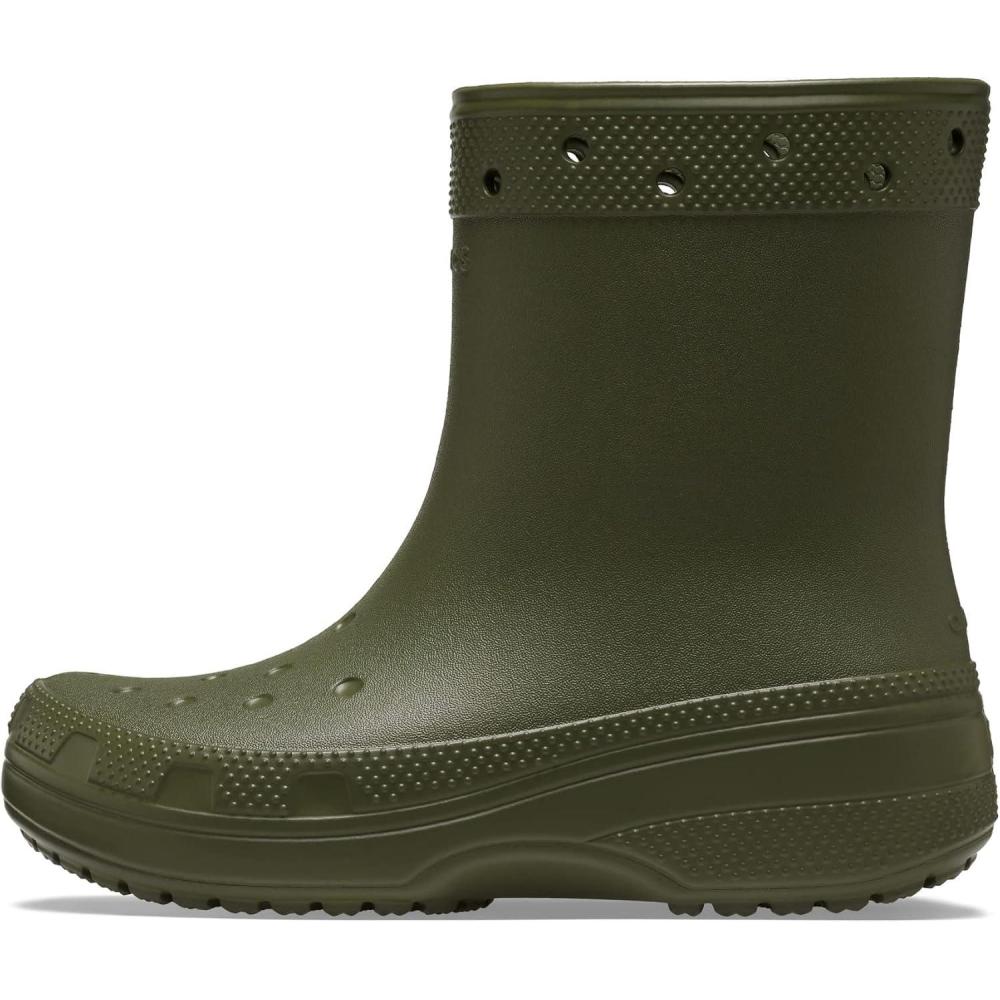 imageCrocs Classic Crush Clog 207521100 SabotsVert Militaire