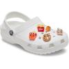 Crocs 5-pack Food Jibbitz Shoe Charms Breloques de Chaussure Mixte(Bad But Cute Foods)