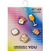 Crocs 5-pack Food Jibbitz Shoe Charms Breloques de Chaussure Mixte(Lets Go Brunch)