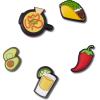 Crocs 5-pack Food Jibbitz Shoe Charms Breloques de Chaussure Mixte(Mexican Food)