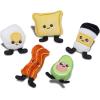 Crocs 5-pack Food Jibbitz Shoe Charms Breloques de Chaussure Mixte(Multicolore)