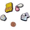 Crocs 5-pack Food Jibbitz Shoe Charms Breloques de Chaussure Mixte(noir)