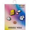 Crocs 5-pack Food Jibbitz Shoe Charms Breloques de Chaussure Mixte(noir)