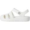 Crocs Classic Fisherman K Sandale Mixte enfant(Blanc)