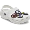 Crocs Jibbitz Lot de 5 breloques licorne pour chaussures(Patch universitaire)