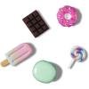 Crocs 5-pack Food Jibbitz Shoe Charms Breloques de Chaussure Mixte(Mini 3D Sweet Treats)