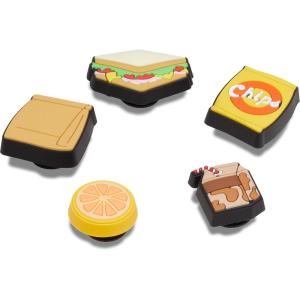 Crocs 5-pack Food Jibbitz Shoe Charms Breloques de Chaussure Mixte(Lunch Bag)