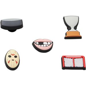 Crocs 5-pack Sports Jibbitz Shoe Charms Breloques de Chaussure Mixte(Hockey Fan)