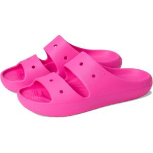 Crocs Mixte Enfant Classic Sandal V2 K(Pink Crush)
