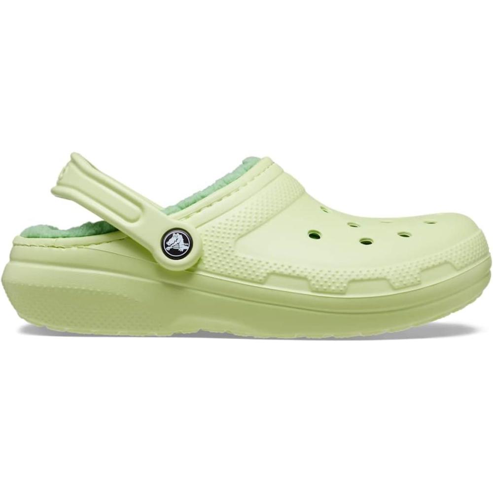 imageCrocs Mixte Classic Lined TieDye Clog SabotsCelery