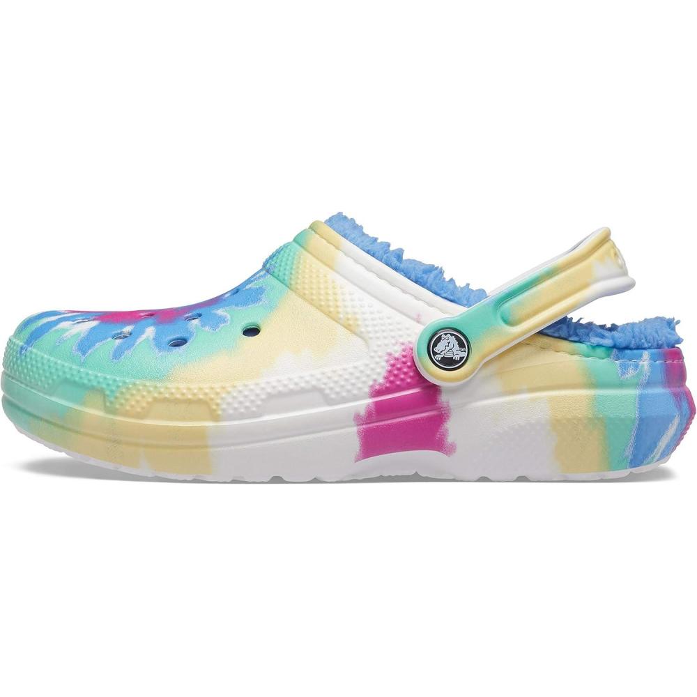 imageCrocs Mixte Classic Lined TieDye Clog SabotsPastel Tie Dye