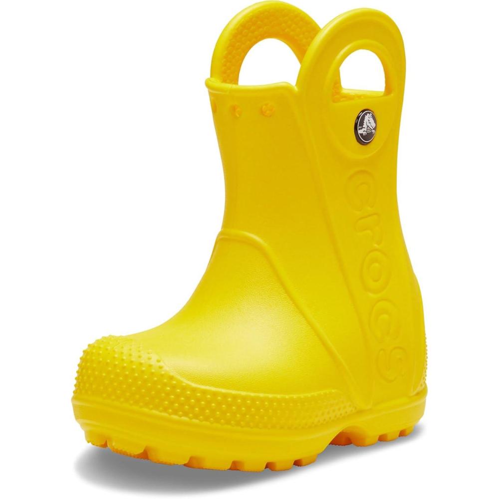 imageCrocs Mixte Enfant Handle It Rain Boot T BottineYellow