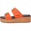 Crocs Brooklyn Cork Buckle Sandale Femme(Topaze)