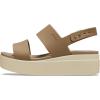 Crocs Brooklyn Low Wedge SabotFemme(Khaki Bone)