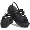 Crocs Brooklyn Strappy Low Wedge Sandales Femme(Noir)