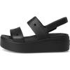 Crocs Femme Brooklyn 4u Sandale(Noir)