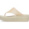 Crocs Femme Brooklyn Flip Retourner(Champagne Os)