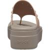 Crocs Femme Brooklyn Flip Retourner(Liège Champignon Stubbed)