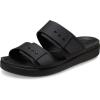 Crocs Brooklyn Buckle Low Sandale cale Femme(Noir)