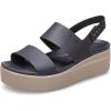Crocs Brooklyn Low Wedge SabotFemme(Black Mushroom)