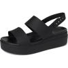 Crocs Brooklyn Low Wedge SabotFemme(Noir)
