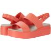 Crocs Brooklyn Low Wedge SabotFemme(Orange Épicé)