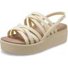 Crocs Brooklyn Strappy Low Wedge Sandales Femme(Os)