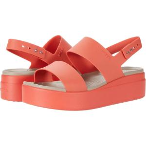 Crocs Brooklyn Low Wedge SabotFemme(Orange Épicé)